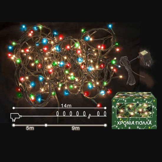 180 LED ΧΡΩΜ. ΕΞΩΤΕΡΙΚΑ ΣΤΑΘΕΡΑ L.V.