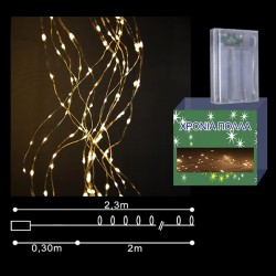 ΛΑΜΠΑΚΙΑ ΜΠΑΤΑΡΙΑΣ 50 ΛΕΥΚΑ micro LED ΚΛΑΔΙ