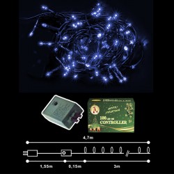 100 LED ΜΠΛΕ ΠΡΟΓΡΑΜΜΑ 220V