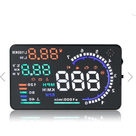 A8 Ψηφιακό Head up Display Αυτοκινήτου obd2 5.5" A8 Ψηφιακό Head up Display Αυτοκινήτου obd2 5.5"