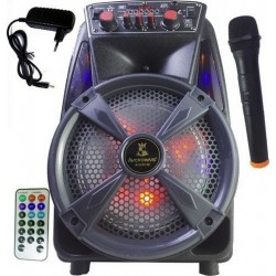 Σύστημα Karaoke με Ασύρματα Μικρόφωνα CH-83W σε Μαύρο Χρώμα
