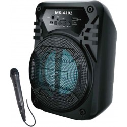 Σύστημα Karaoke με Ενσύρματα Μικρόφωνα CMIK MK-4102 σε Μαύρο Χρώμα