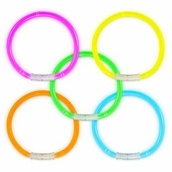 Φωσφορίζοντα βραχιόλια - ράβδοι glow stick - Σετ 100 Τεμαχίων