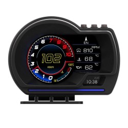 Ψηφιακή Οθόνη OBD/GPS Smart Car HUD OEM A500 – Μαύρο