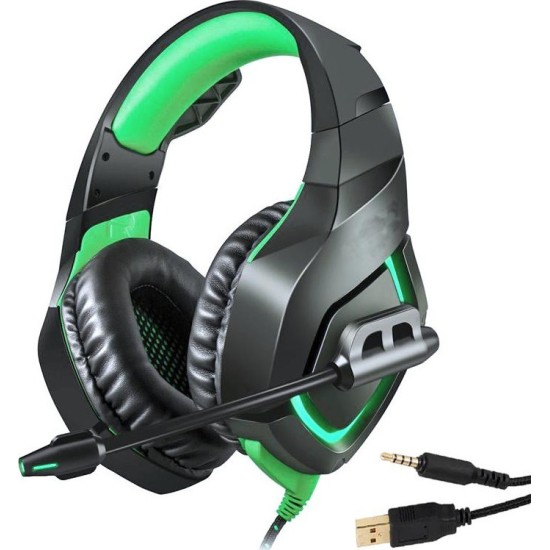 Ezra GE01 Over Ear Gaming Headset με σύνδεση USB / 3.5mm Ezra GE01 Over Ear Gaming Headset με σύνδεση USB / 3.5mm