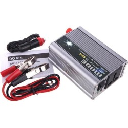 Inverter Μετατροπέας Ισχύος Αυτοκινήτου - Φωτοβολταικών Τροποποιημένου Ημιτόνου DC 12V σε AC 220V 300W με USB - OEM TBE300W
