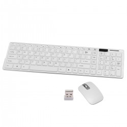 2.4G οπτικό ασύρματο πληκτρολόγιο 101Keys + κιτ ποντικι