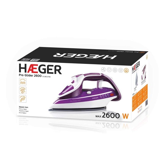 Haeger Pro Glider - Σίδερο ατμού 2600 W