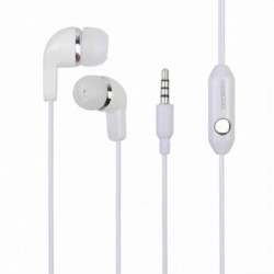 Hands Free Stereo Doogee in-Earbud για Ibiza F2 Λευκό Original Bulk