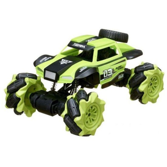 Andowl Q-RC01G Jeep Τηλεκατευθυνόμενο Αυτοκίνητο Crawler 4WD σε Πράσινο Χρώμα 48998574