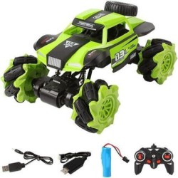 Andowl Q-RC01G Jeep Τηλεκατευθυνόμενο Αυτοκίνητο Crawler 4WD σε Πράσινο Χρώμα 48998574