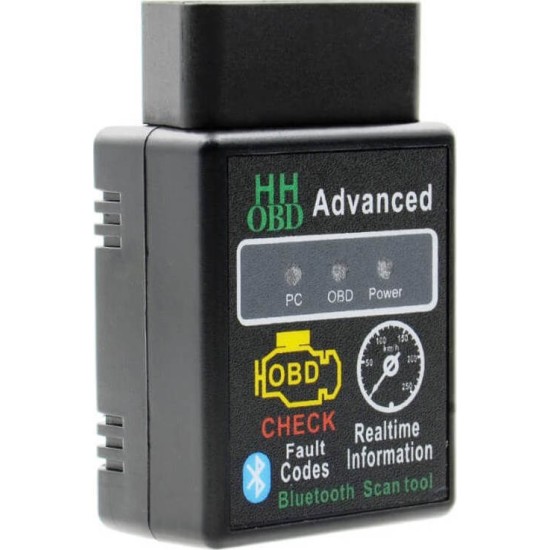 HH OBD V2.1 Car Diagnostic Scanner Διαγνωστικό Αυτοκινήτου ELM 327 OBD 2 με Bluetooth HH OBD V2.1 Car Diagnostic Scanner Διαγνωστικό Αυτοκινήτου ELM 327 OBD 2 με Bluetooth