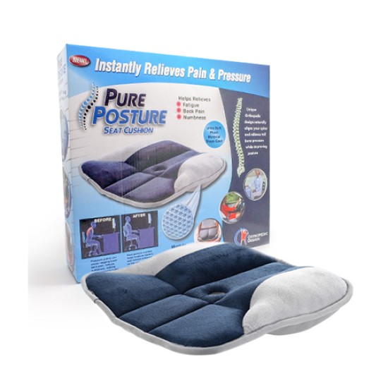 Ορθοπεδικό Μαξιλάρι Καθίσματος - Pure Posture Seat Cushion
