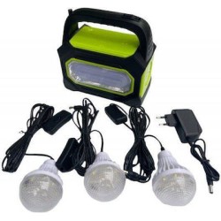 Ηλιακό σύστημα φωτισμού Φακός/Φορτιστής/Φωτισμός Χώρου GD-8073