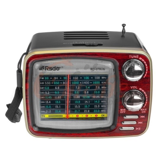Ραδιόφωνο RSDO RD-078UBT (Bluetooth, USB, TF, AUX)