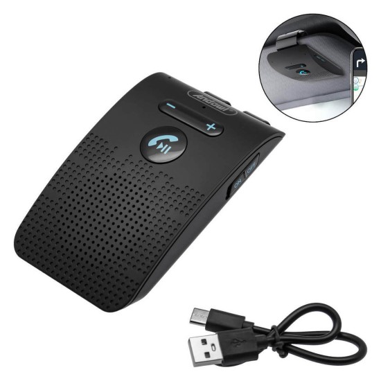 Μεγάφωνο Bluetooth Αυτοκινήτου Δόνηση Αναγνώριση Κλήσης Dsp & Σύνδεση 2 Συσκευών Q-dh03 Andowl