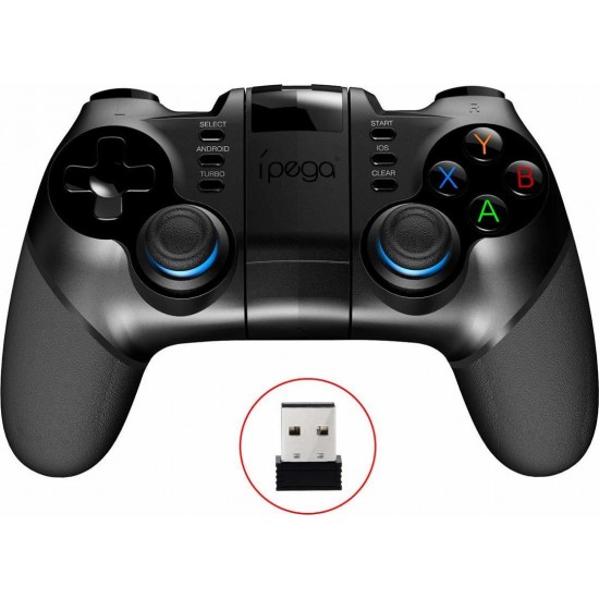 iPega 9156 Ασύρματο Gamepad για Android / PC / iOS Μαύρο iPega 9156 Ασύρματο Gamepad για Android / PC / iOS Μαύρο