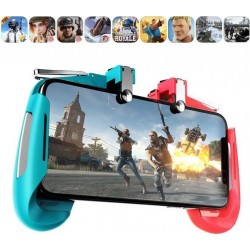 AK-16 Mobile gamepad με υποστήριξη κουμπιών Fire Trigger για PUBG Blue/Red