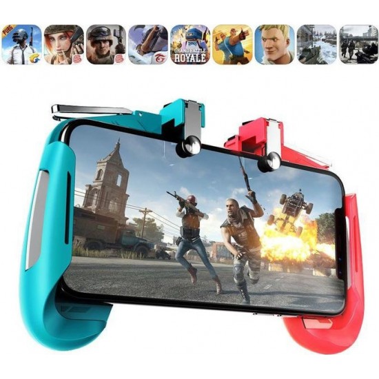 AK-16 Mobile gamepad με υποστήριξη κουμπιών Fire Trigger για PUBG Blue/Red AK-16 Mobile gamepad με υποστήριξη κουμπιών Fire Trigger για PUBG Blue/Red