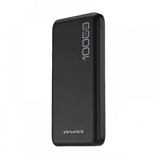 Power Bank Awei P28K 10000mAh (Μαύρο)