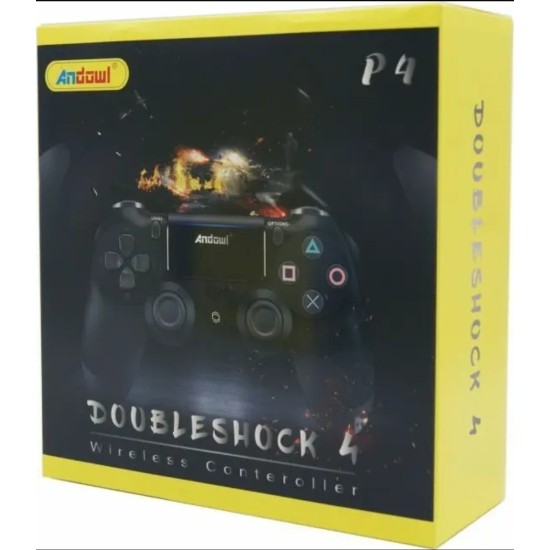 Andowl P4-6227 Ασύρματο Gamepad για PS4 Μαύρο