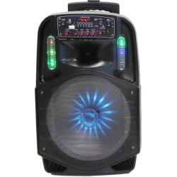 Φορητό Ασύρματο Karaoke/BT/USB/SD/TF/FM Ράδιο με Σύστημα Τρόλει ES-D-12 FEIYIPU