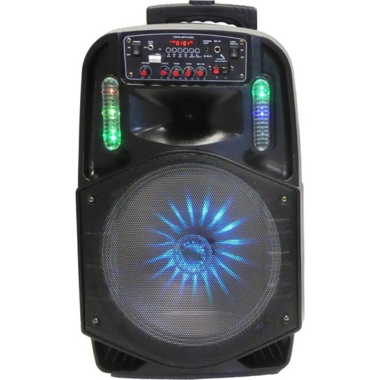 Φορητό Ασύρματο Karaoke/BT/USB/SD/TF/FM Ράδιο με Σύστημα Τρόλει ES-D-12 FEIYIPU