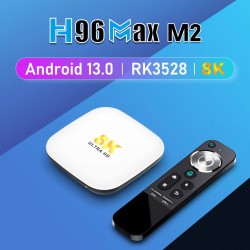 H96 Max TV Box M2 H96MAX-M2 8K UHD με WiFi USB 3.0 4GB RAM και 64GB Αποθηκευτικό Χώρο με Λειτουργικό Android 13.0
