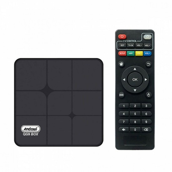 TV Box 4K UHD με WiFi USB 2.0 4GB RAM και 64GB Αποθηκευτικό Χώρο με Λειτουργικό Android 10.0 - QG9 - Andowl