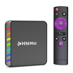H96 Max TV Box Μax H96MAX-W2 4K UHD με WiFi 4GB RAM και 32GB Αποθηκευτικό Χώρο με Λειτουργικό Android