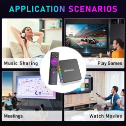 H96 Max TV Box Μax H96MAX-W2 4K UHD με WiFi 4GB RAM και 32GB Αποθηκευτικό Χώρο με Λειτουργικό Android