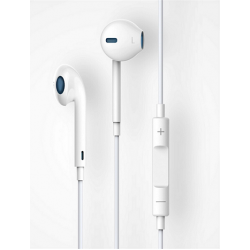 Handsfree EarPods DEVIA Smart with Remote and Mic white