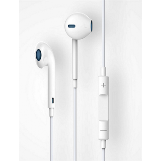 Handsfree EarPods DEVIA Smart with Remote and Mic white Handsfree EarPods DEVIA Smart with Remote and Mic white