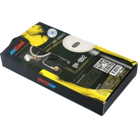 Andowl QΥ-9012 In-ear Handsfree με Βύσμα 3.5mm Λευκό