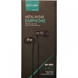Ακουστικά Μαγνητικά Mofan MF-004 3.5mm Με Μικρόφωνο Μαύρα