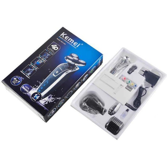 Kemei KM-5181 Ξυριστική Μηχανή 4D & Οδοντόβουρτσα 4 Σε 1 Ξυριστική Μηχανή Προσώπου Επαναφορτιζόμενη Kemei KM-5181 Ξυριστική Μηχανή 4D & Οδοντόβουρτσα 4 Σε 1 Ξυριστική Μηχανή Προσώπου Επαναφορτιζόμενη