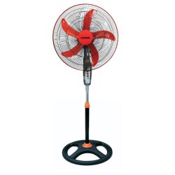 Ανεμιστήρας Ορθοστάτης 5 Φτερωτών 45cm 65W - Περιστρεφόμενος με Ρυθμιζόμενο Ύψος & 3 Ταχύτητες - CROWN FS-4508 Black