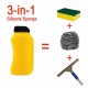 Σφουγγάρι Καθαρισμού Σιλικόνης 3 Σε 1 Αντιμικροβιακό Πολλαπλών Λειτουργιών Sponge Hero