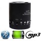 WSTER FM Mini Bluetooth Speaker WS-633BT 5V With TF Slot Mp3 & Οθόνη Black WSTER FM Mini Bluetooth Speaker WS-633BT 5V With TF Slot Mp3 & Οθόνη Black