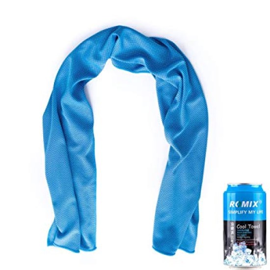 Πετσέτα Γυμναστηρίου Ψύξης Romix Cool Towel Μπλέ Πετσέτα Γυμναστηρίου Ψύξης Romix Cool Towel Μπλέ