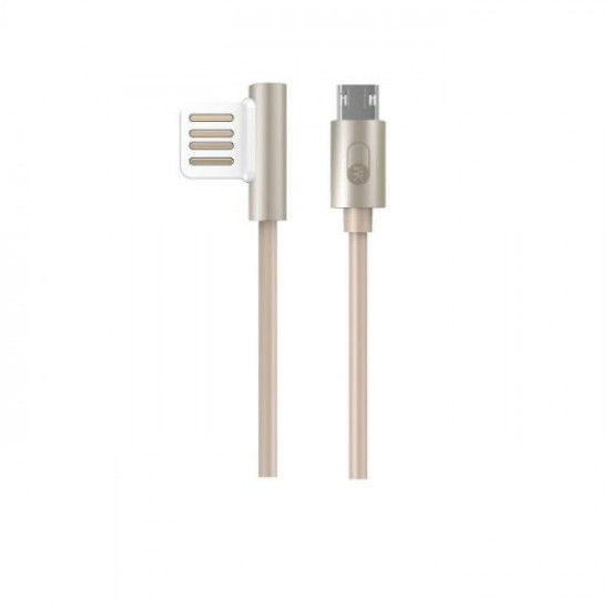 Charging Cable WK Dual Side Micro Gold 1m Throne Charging Cable WK Dual Side Micro Gold 1m Throne