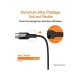 Καλώδιο Σύνδεσης/Φόρτισης Moxom Braided Cable USB σε Apple Lightning 2.4A (1m) CC-35 Black Original