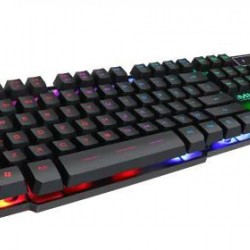 IMICE 3-COLOR BLACKLIGHT WIRED USB GAMING KEYBOARD BLACK AK-600
