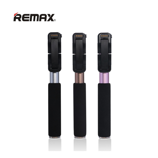 Selfie Stick Remax RP-P4 Bluetooth (Πολύ-Λειτουργικό) Αλουμινίου – Ασημί