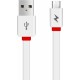 Awei Flat USB to micro USB Cable Μαύρο 1m (CL-950)