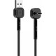 Καλώδιο Awei CL-66 USB to 90° Type C 2.4A μαύρο
