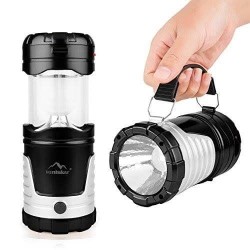 Πτυσσόμενος Ηλιακός Φακός Φανάρι Camping Led 1W+12LED και PowerBank GSH 7088B OEM