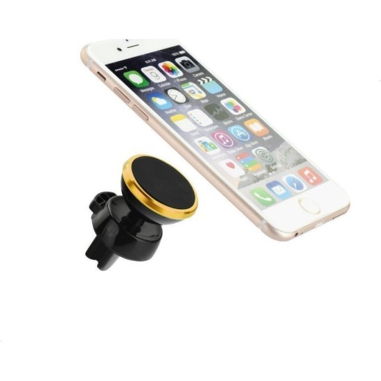 OEM Universal Air Vent Magnetic Car Mount Holder for Smartphones / iPhones - Μαγνητική Βάση Αυτοκινήτου Αεραγωγού - Gold OEM Universal Air Vent Magnetic Car Mount Holder for Smartphones / iPhones - Μαγνητική Βάση Αυτοκινήτου Αεραγωγού - Gold