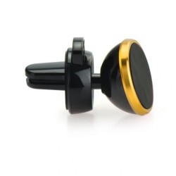 OEM Universal Air Vent Magnetic Car Mount Holder for Smartphones / iPhones - Μαγνητική Βάση Αυτοκινήτου Αεραγωγού - Gold