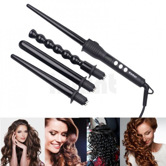 KEMEI ΣΥΣΚΕΥΗ MULTISTYLER 4 ΣΕ 1 ΓΙΑ ΔΙΑΦΟΡΕΤΙΚΟΥΣ ΤΥΠΟΥΣ ΜΠΟΥΚΛΑΣ KM-4083 ΟΕΜ